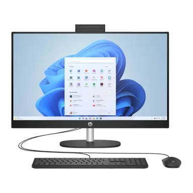 HP AiO računalo 27-cr0038na, 27", 1920 x 1080, AMD Ryzen 5 7520U, 16 GB RAM, 1 TB SSD, Windows 11 Home, crna